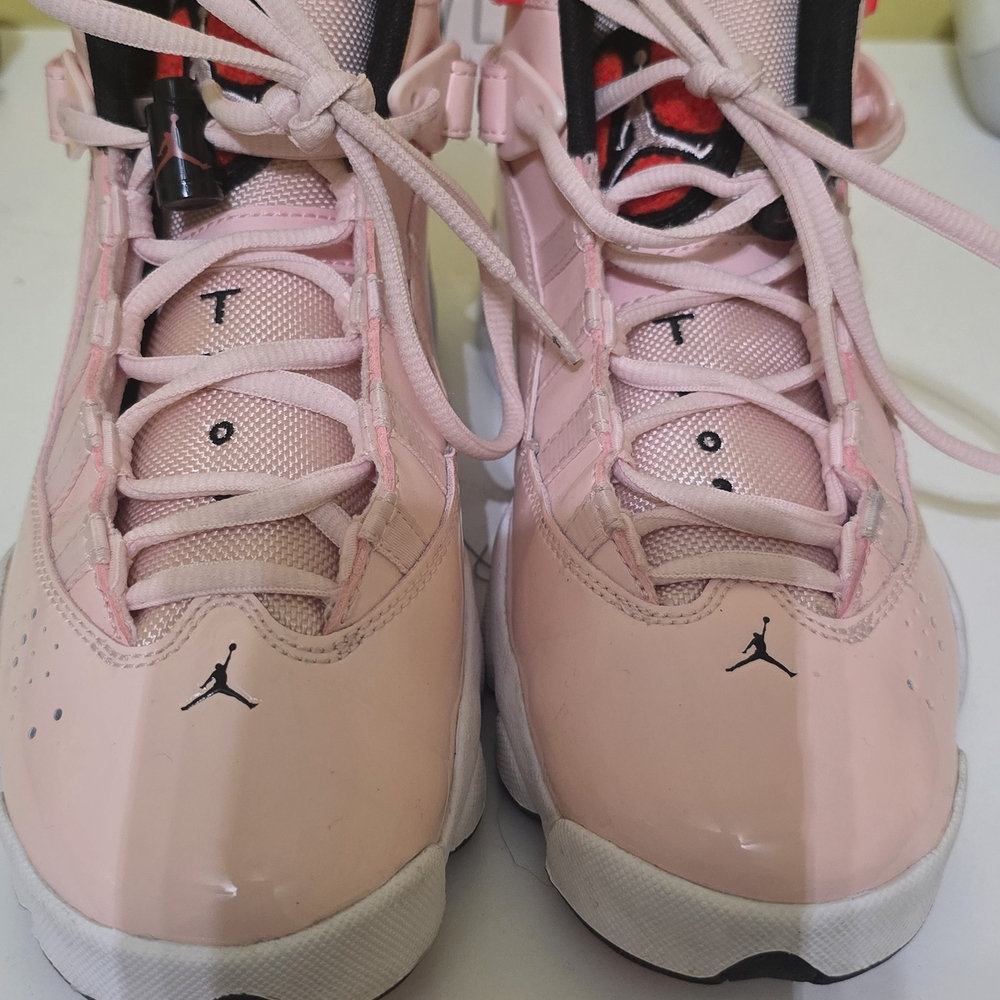 Kids Pink Jordan Sneakers
